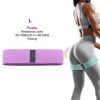 Resistance Bands; Light/medium/heavy 3 Levels Exercise Bands For Women Legs And Glutes; Yoga Starter Set For Working Out - Purple