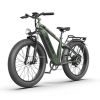 AOSTIRMOTOR new pattern 26" 1000W Electric Bike Fat Tire 52V15AH Removable Lithium Battery for Adults - as Pic