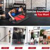 Home Gym Portable 34 Inch Push Up Board - Red & Black - Weights Accessories