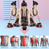 Home Office Abdominal Training Automatic Rebound Abdominal Muscle Fitness Equipment - Red & Black - Fitness Equipment