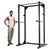 Indoor Strength Training Adjustable Heights Multi-Function Fitness Pull Up Equipment - Black - Style B