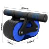 Home Office Abdominal Training Automatic Rebound Abdominal Muscle Fitness Equipment - Blue & Black - Fitness Equipment