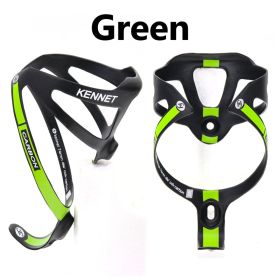 Porte Bouteille En Fibre De Carbone XXX Super Leger 2 Pieces, Accessoires De Velo Avec Emballage, Finition Mate, 6 Couleurs (Color: Green)