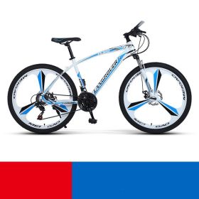 Shock Absorbing Bike Outdoor Riding Variable Speed Cross-country (Option: The three knife wheels of Pryn-24inch 21speed)