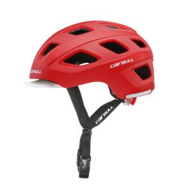 Skateboarding riding helmet (Color: Red)