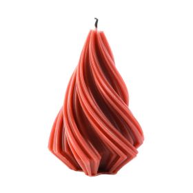 Christmas Tree Twisted Creative Modeling Home Candle Ornaments (Option: 5.5x8cm-Red)