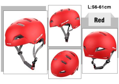 Outdoor safety helmet for cycling (Option: Red-L)