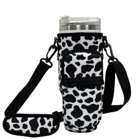 Printed Neoprene Rubber Cup Sleeve Bags (Option: K08)