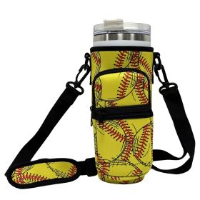 Printed Neoprene Rubber Cup Sleeve Bags (Option: K01)