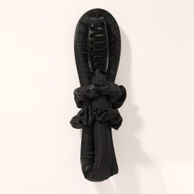 Velvet No Heat Lazy Hair Curler EVA Foam Sponge (Option: Rubber rod black)