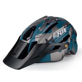 Manta Raccoon Bicycle Mountain Bike Integrated Riding Helmet (Option: Green-One size)